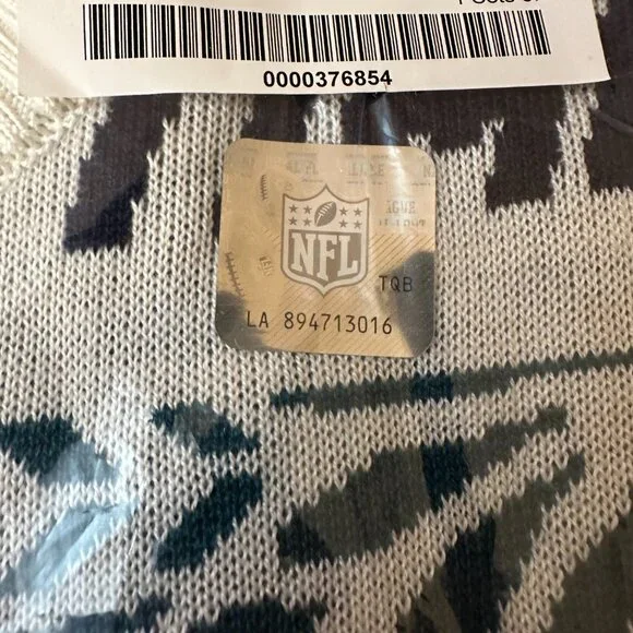 NFL Philadelphia Eagles and Miller Lite Ugly Sweater Size XL / New in Packaging